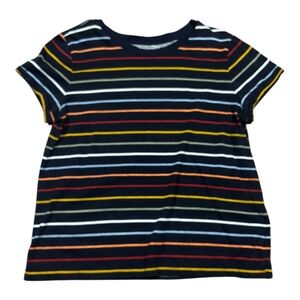 LOFT Vintage Soft Striped Tee | Multicolor | Short Sleeve